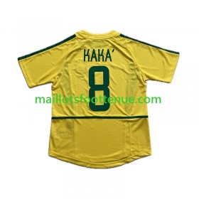 Maillot/Tenue Brésil KAKA 8 Retro Domicile 2002